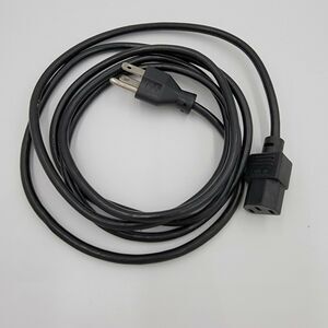 Black Power Cord For Conwin Dual Split Second Sizer, 5 1/2 ' Long